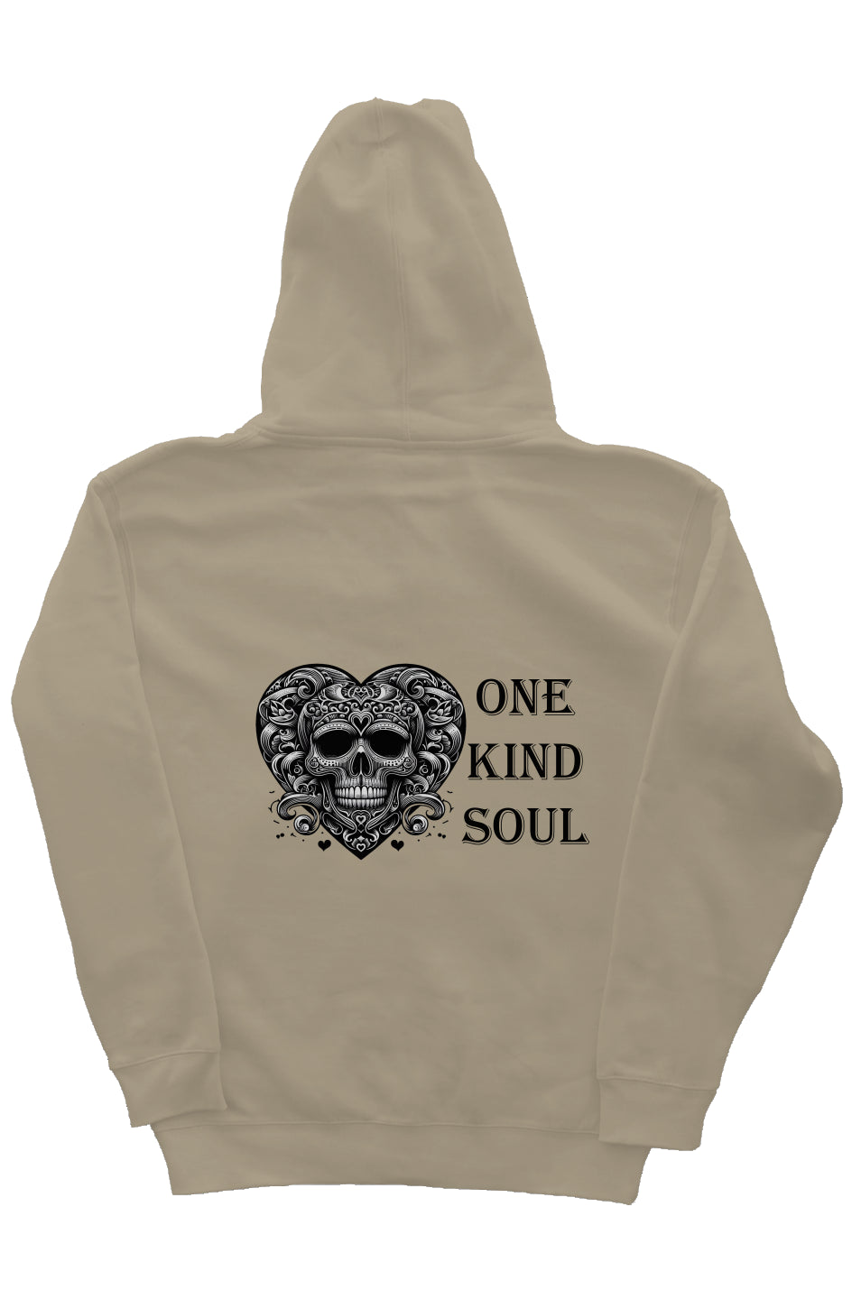 Skull heart oks zip hoody